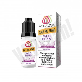 AQUA VAPE Nic Salt 50/50 - Wild Berry - 10ml